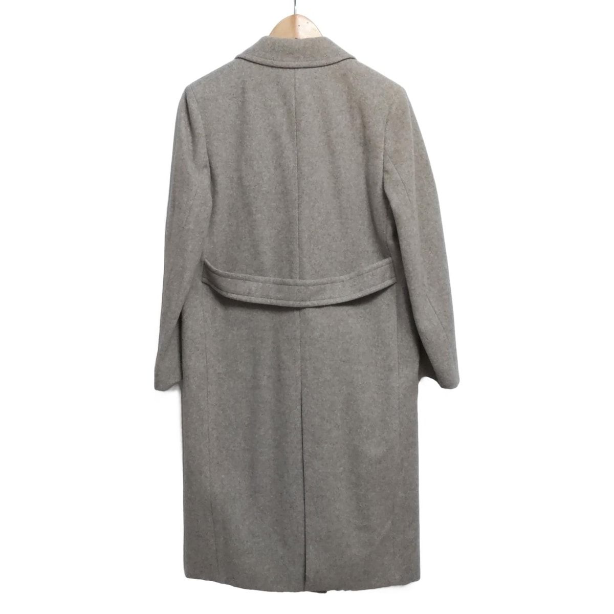 BEIGE ベイジ コート サイズ4 XL レディース - ライトグレー×ダークブラウン 長袖 冬