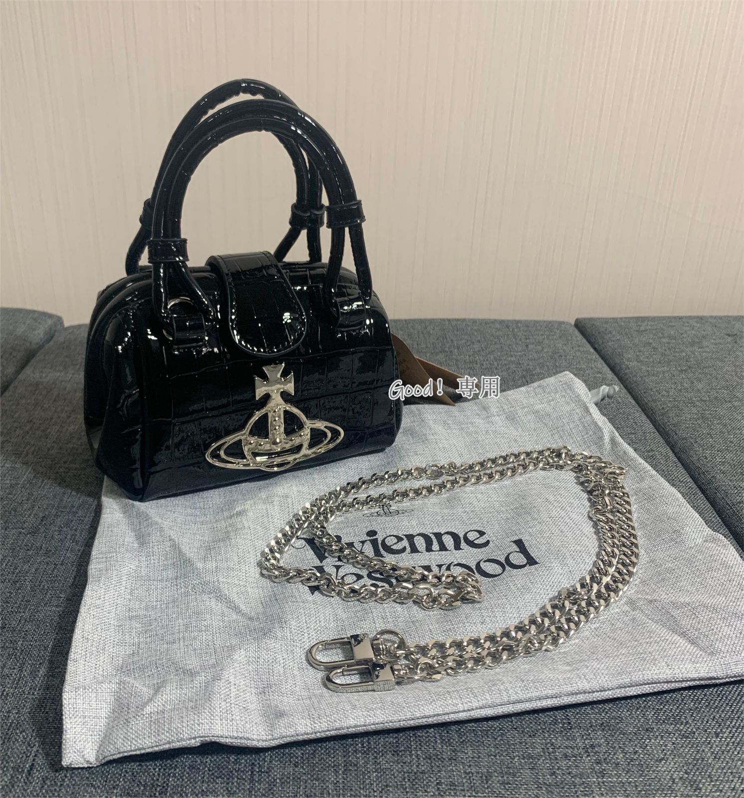 vivienne westwood ヴィヴィアンショルダー バッグ極美品