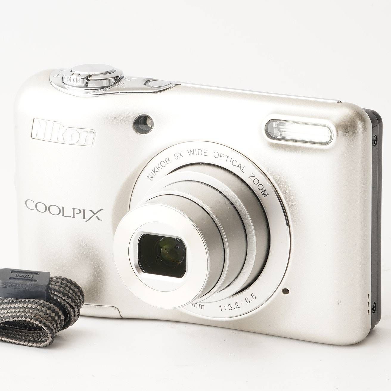 ニコン Nikon COOLPIX L32 シルバー 5x 単三電池対応 コンパクト