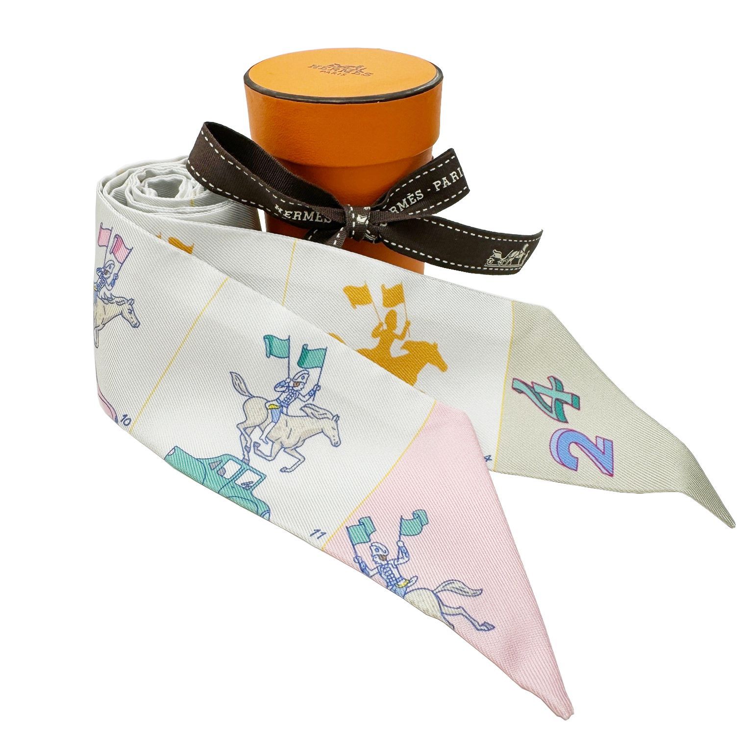 HERMES エルメス ツイリー エルメス・パラード トゥイリー TWILLY グリ 