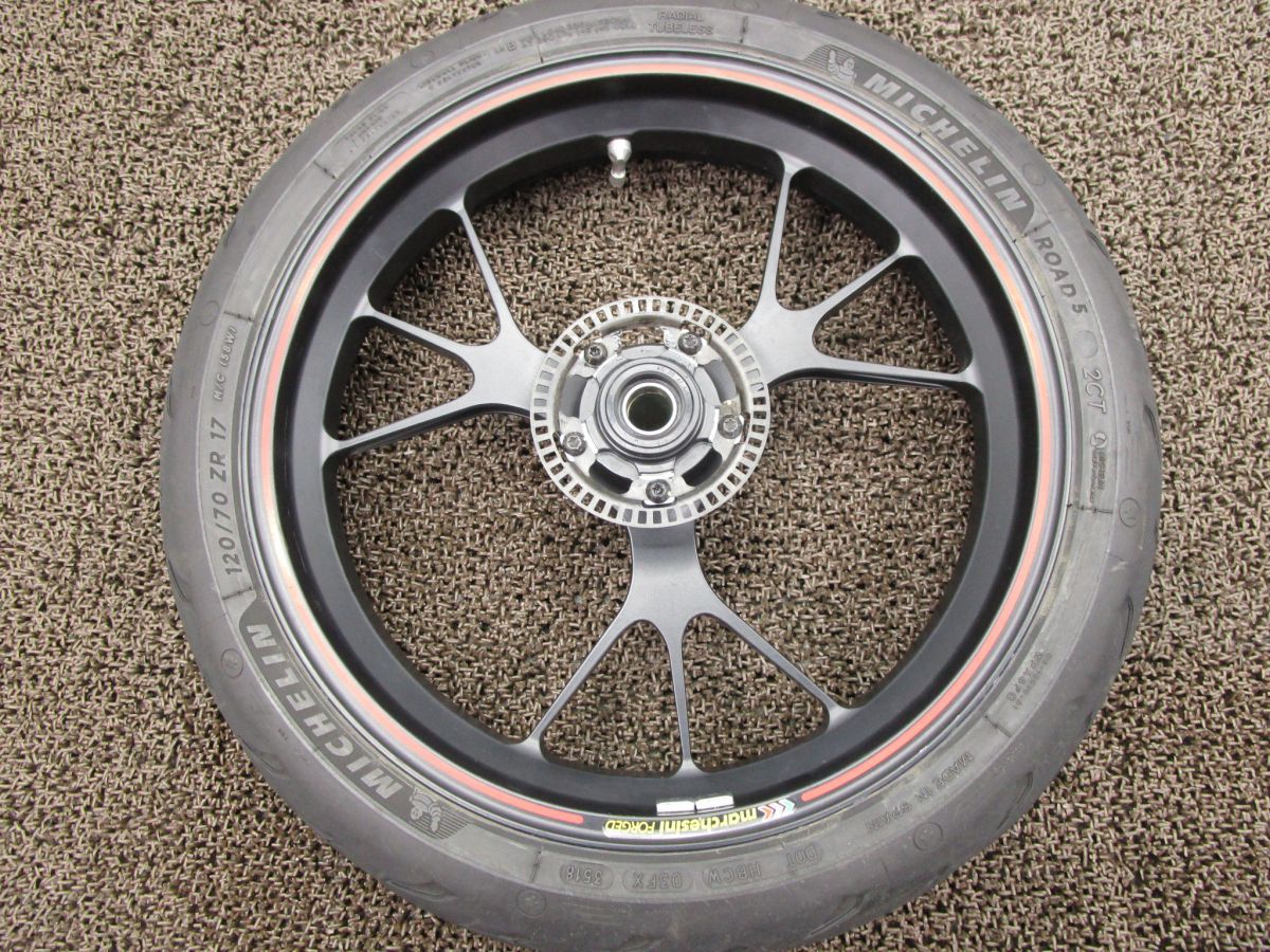 ドカティ ハイパーモタード820SP フロントホイール □A468 marchesini B201J ドゥカティ ZDM821W4 DUCATI FI インジェクション