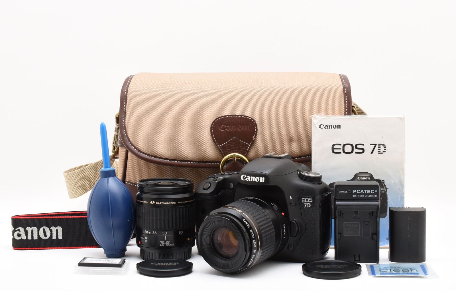 Canon EOS 7D ダブルレンズセット 未使用バッテリー付き #8520