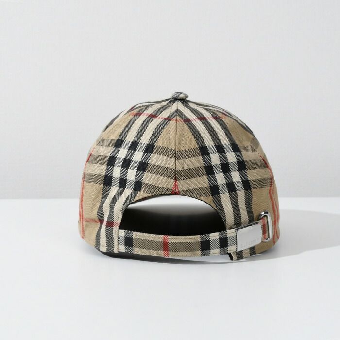 ★Burberry★チェックコットン 野球帽 Burberry Archive Plaid-Check Cotton Baseball Cap, Size Small