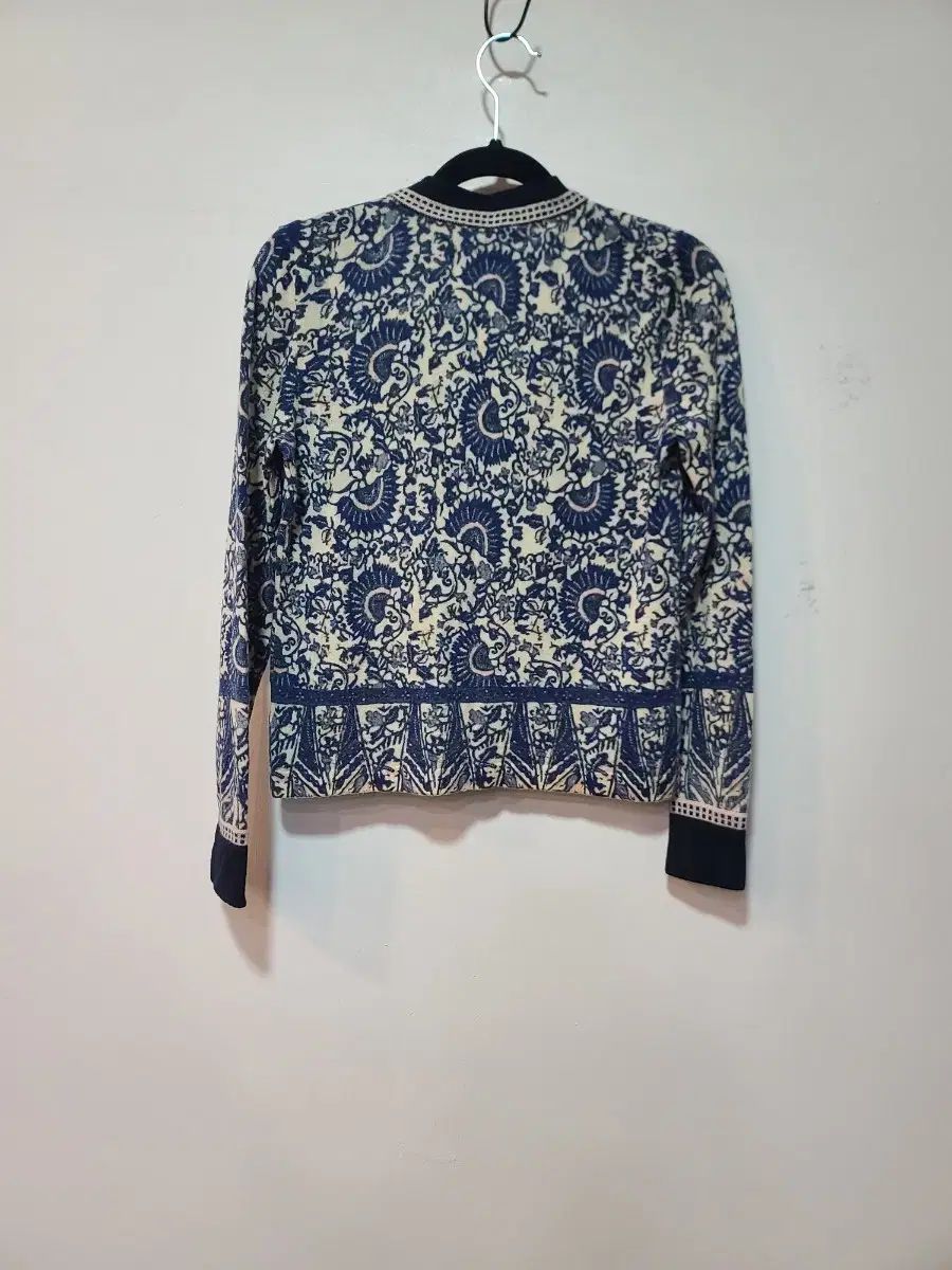 トリーバーチ フラワーパターン カーディガン S