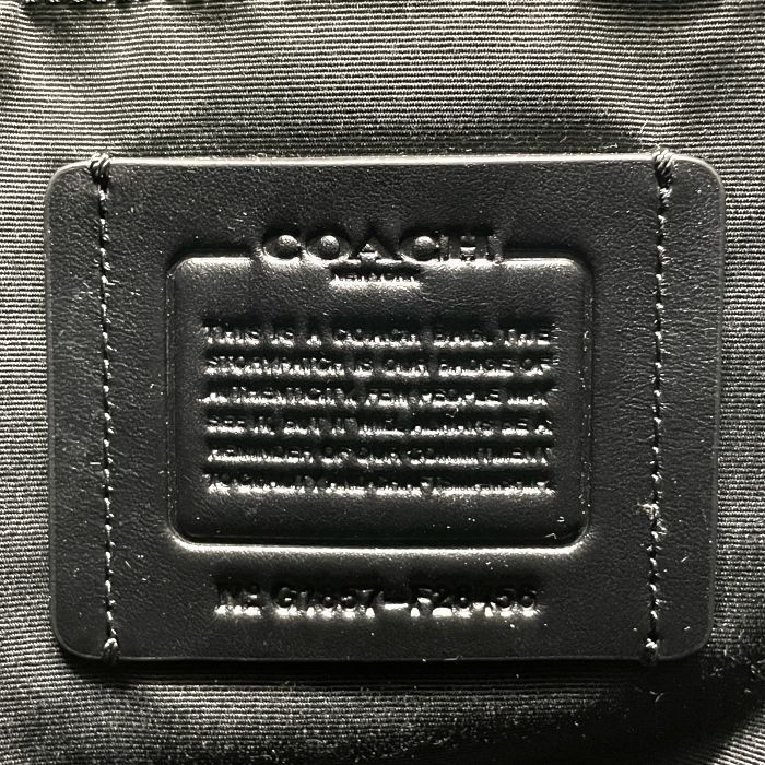 コーチ COACH ショルダーバッグ レザー PVC シグネチャー F28456