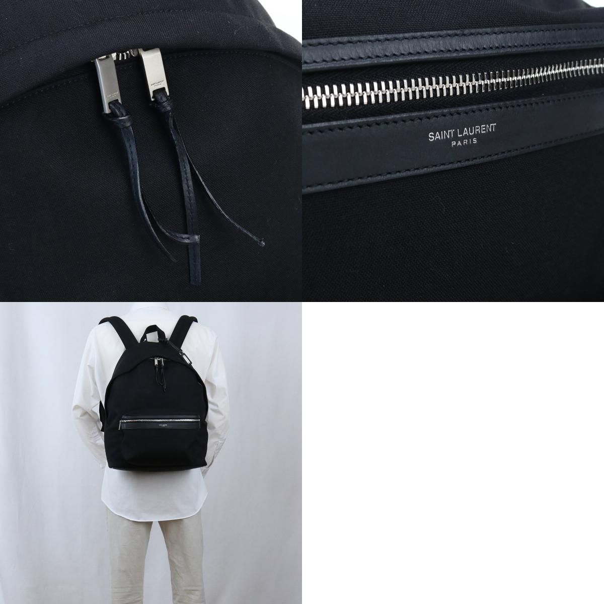 SAINT LAURENT サンローラン シティ バックパック 534967 GIV3F 1000 