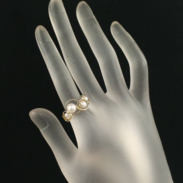 TASAKI タサキ リング パール 真珠 3.5-6.2mm エニーマ 13号