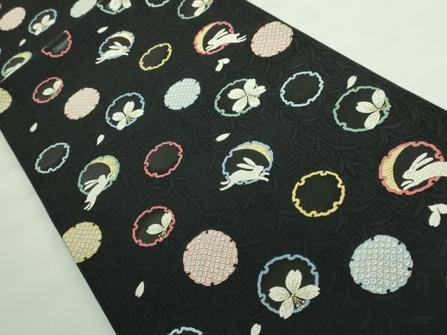 平和屋本店□極上 西陣織 天平初年創始の京の老舗 洛陽織物 六通柄袋帯