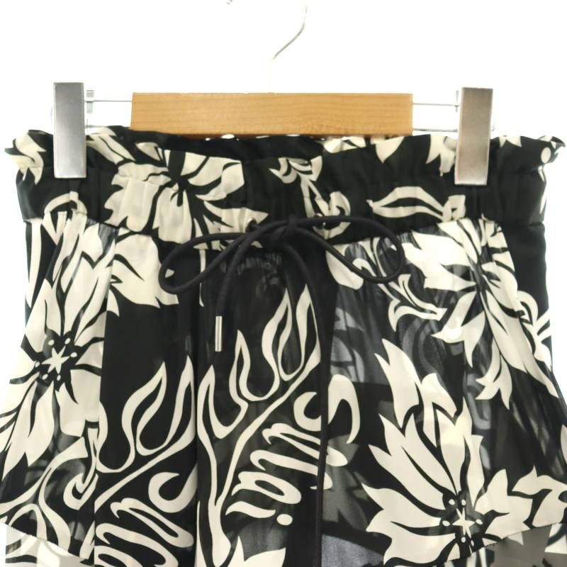 サカイ sacai 24SS Floral Print Skirt フローラルプリント