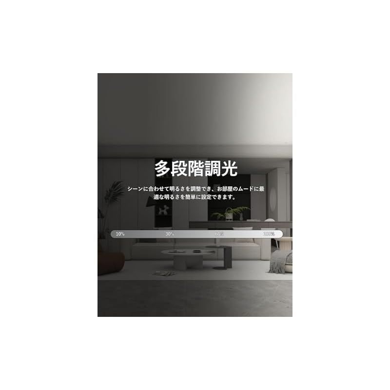 Antree LEDシーリングライト 8畳 36W 北欧風 調光調色 RGB雰囲気ライト 4800LM 薄型 天井照明器具 Ceiling Light リモコンとアプリでの操作 寝室/リビング/ダイニング/子供部屋/ゲームルーム適用 0