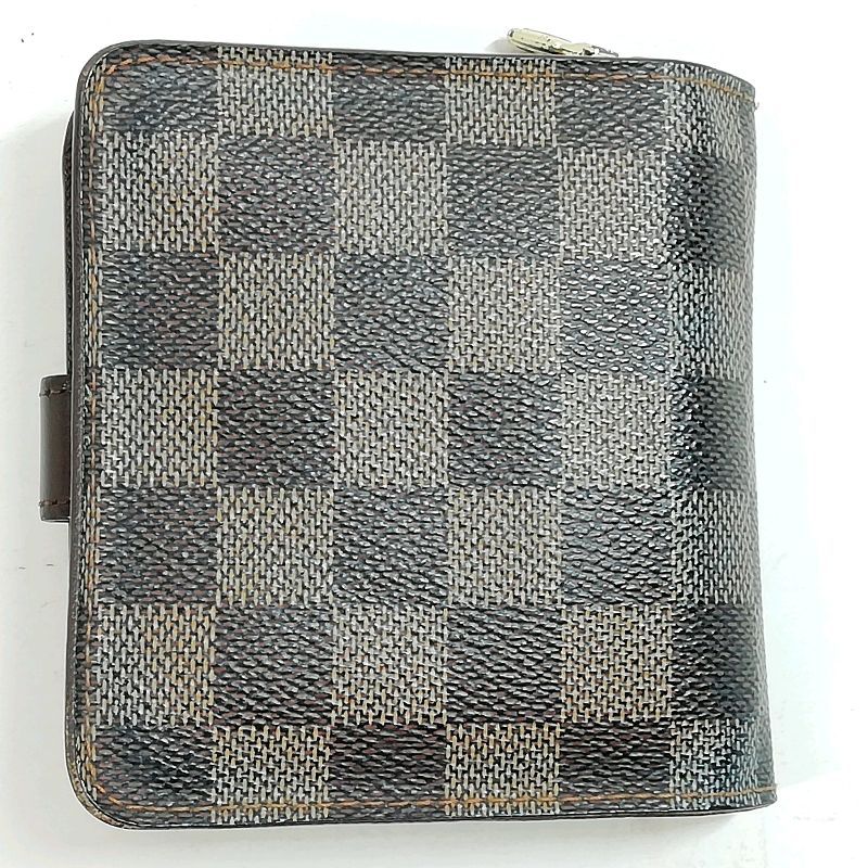 LOUIS VUITTON ダミエ N61668 コンパクト ジップ 2つ折り財布