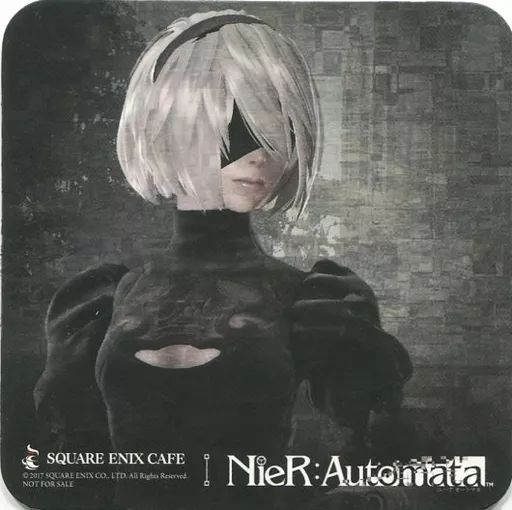 NieR:Automata コースター　コラボ ニーアオートマタ アニメイトカフェ コラボNieR Automata Ver1