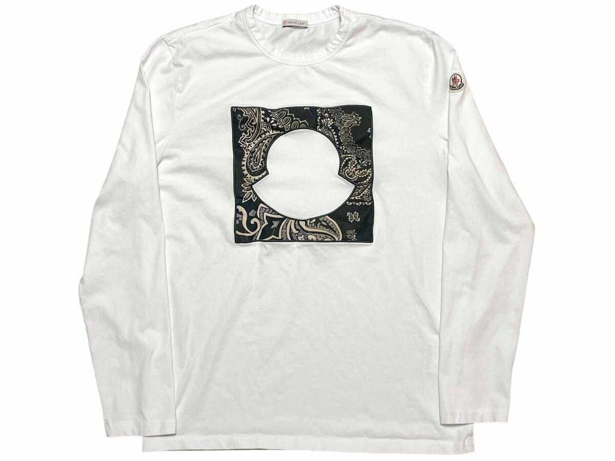 極美品 XLサイズ MONCLER MAGLIA T-SHIRT M/LUNGA 22aw G20918D00007