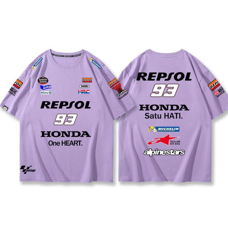 ホンダ Honda Tシャツオートバイ レーシング 半袖 アウトドア スポーツ