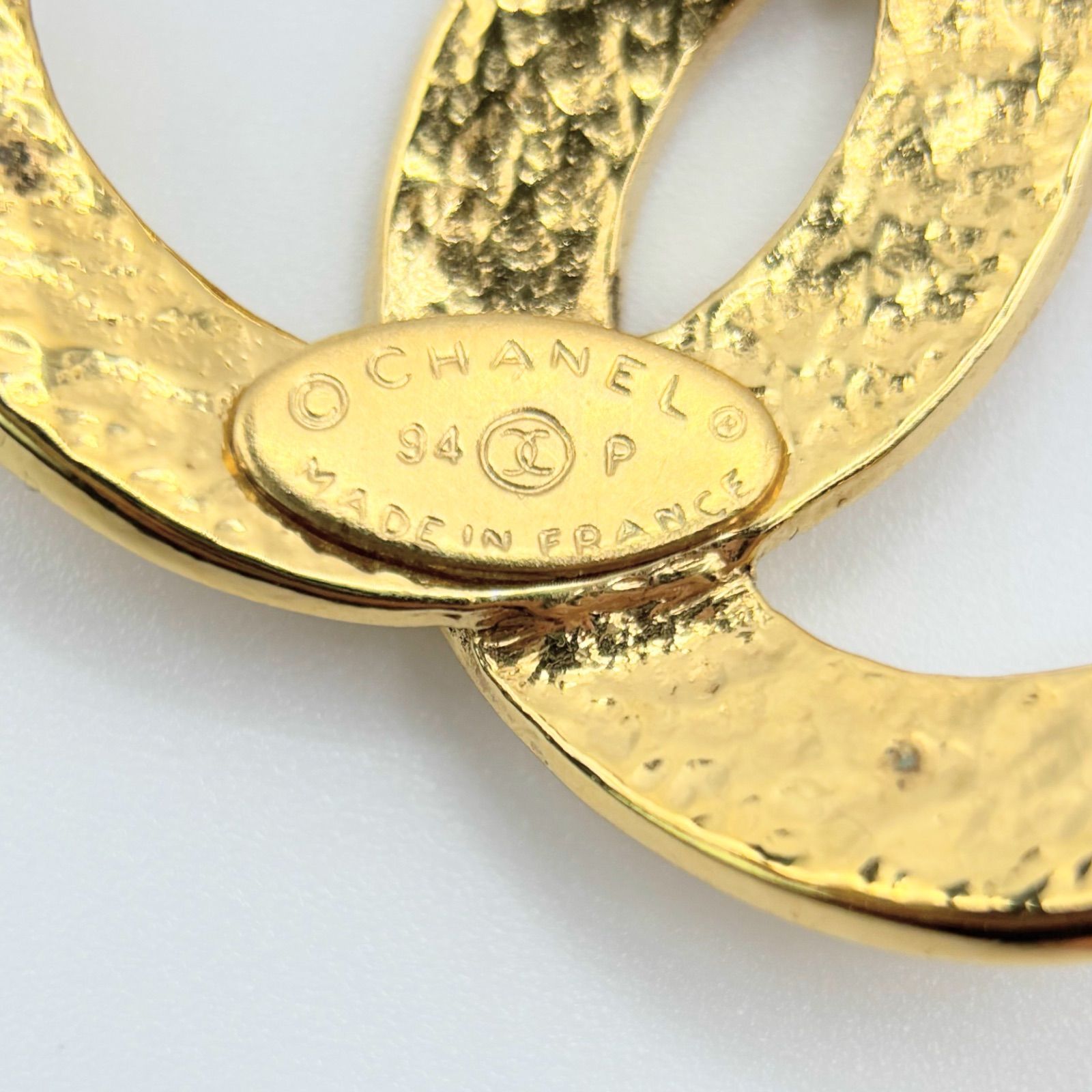 ヴィンテージ CHANEL シャネル ネックレス ココマーク 94P ゴールド