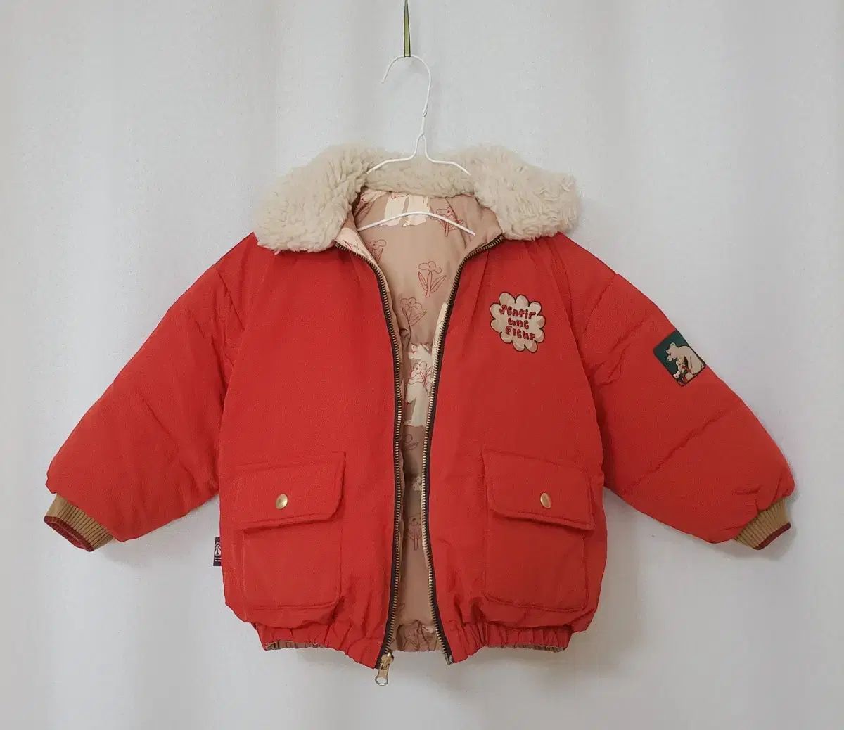 リミテドゥドゥ リバーシブル ダックダウン S 90 4-5 キッズ