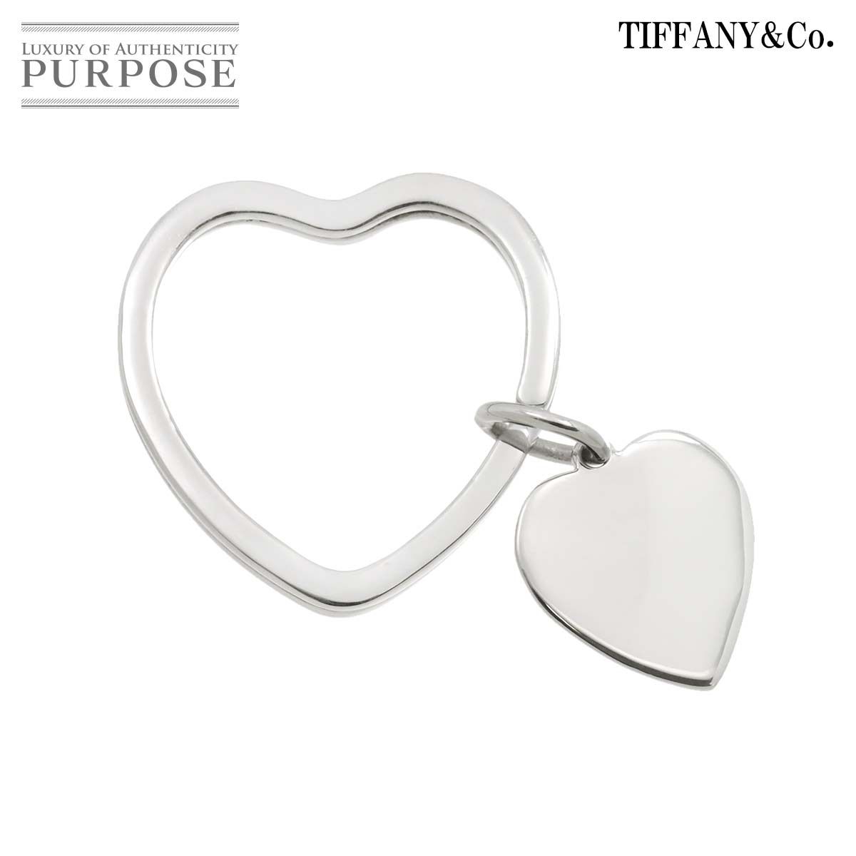ティファニー TIFFANY-CO. ハート キーリング SV シルバー キーホルダー key ring 90274774