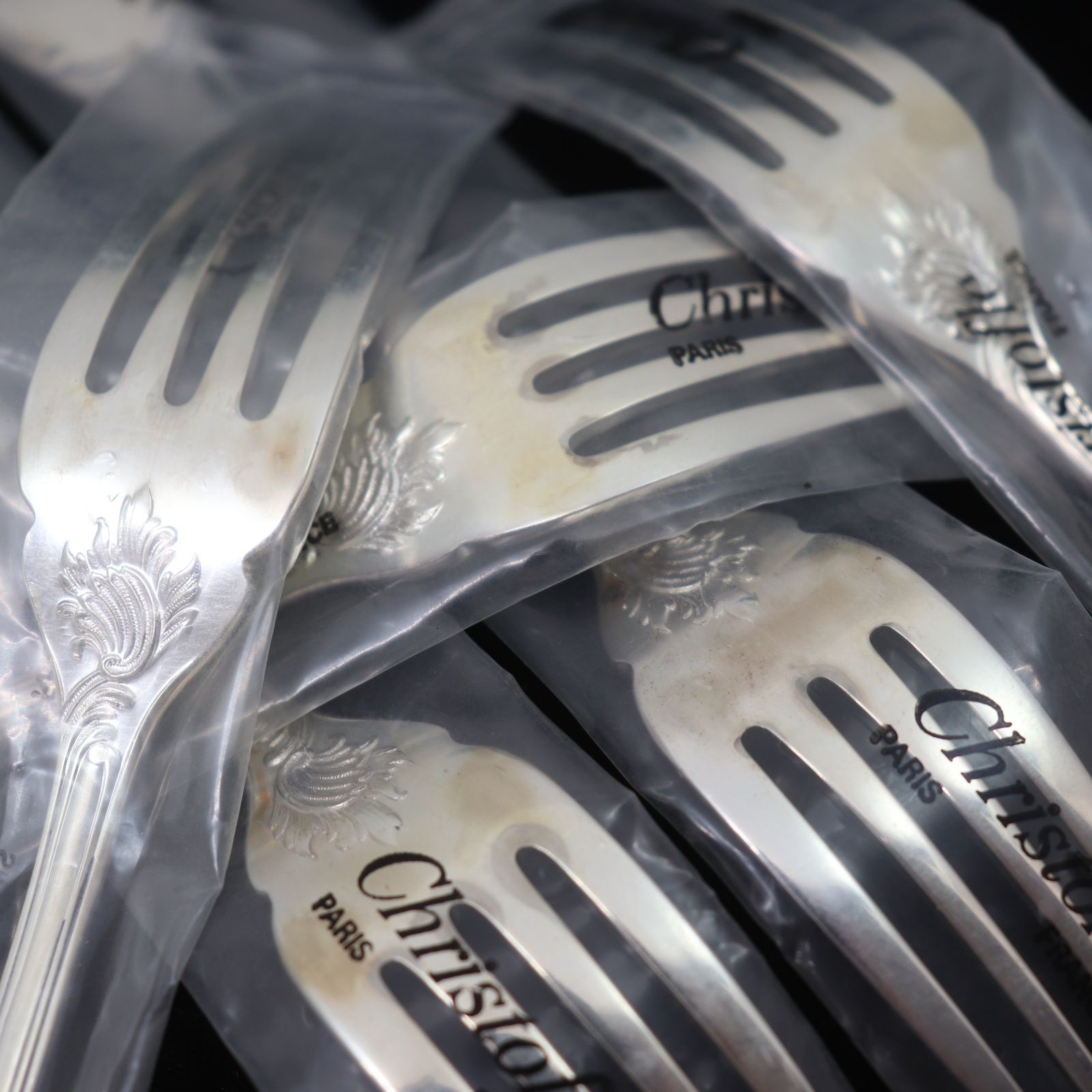 ITNLA6R0EX5A ♥ 未開封 Christofle クリストフル MARLY マルリー シルバープレート フィッシュフォーク 6点セット 食器 カトラリー USTAUSTRALIA_COM_AU