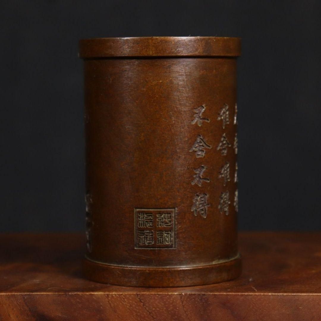 銅 細工 筆箱 筆棚 筆遣い 文房具 装飾品 現代工芸品 置物 銅 細工 筆箱 筆棚 筆遣い 文房具 装飾品 現代工芸品 置物