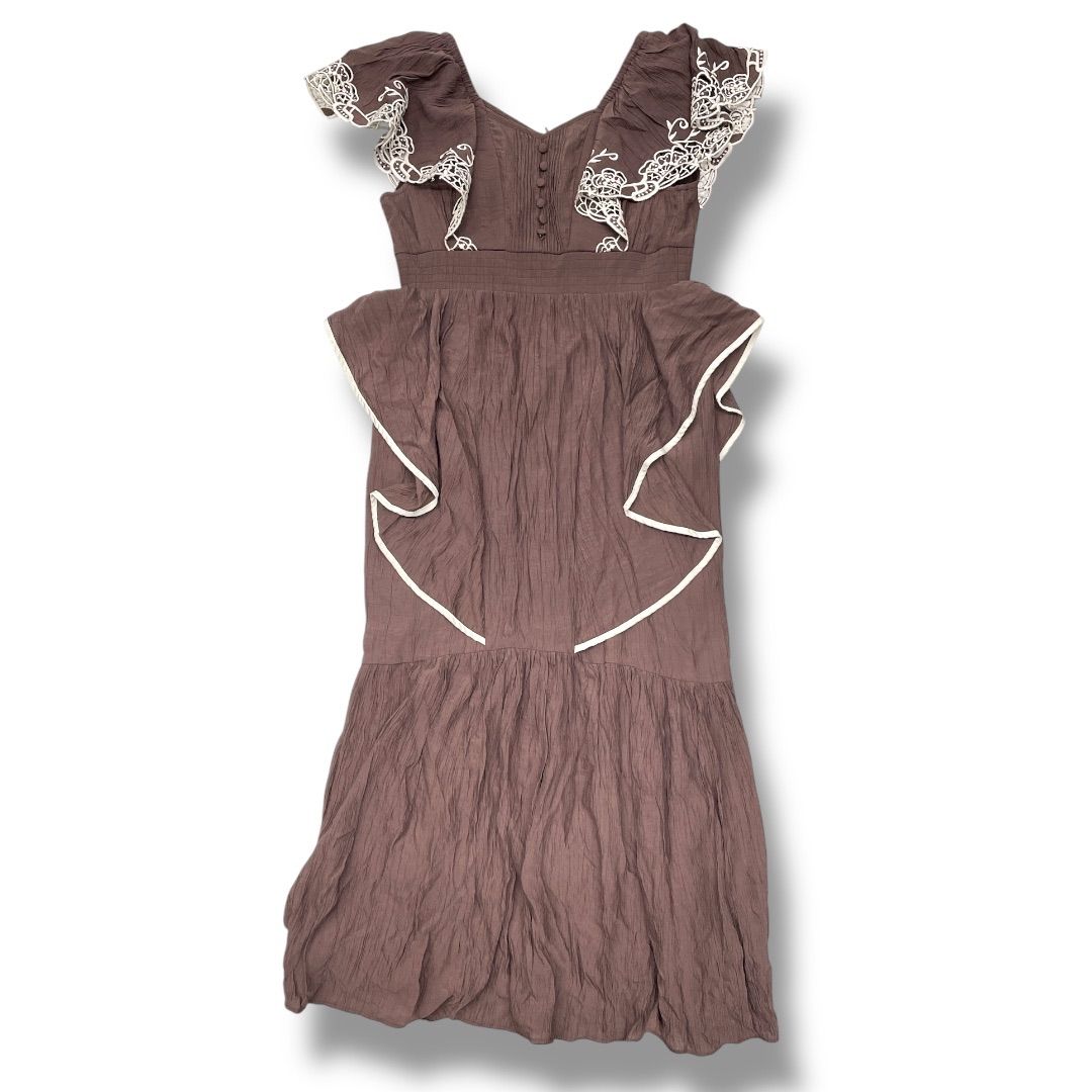 Her lip to ハーリップトゥ Cutwork Embroidery Angel Sleeve