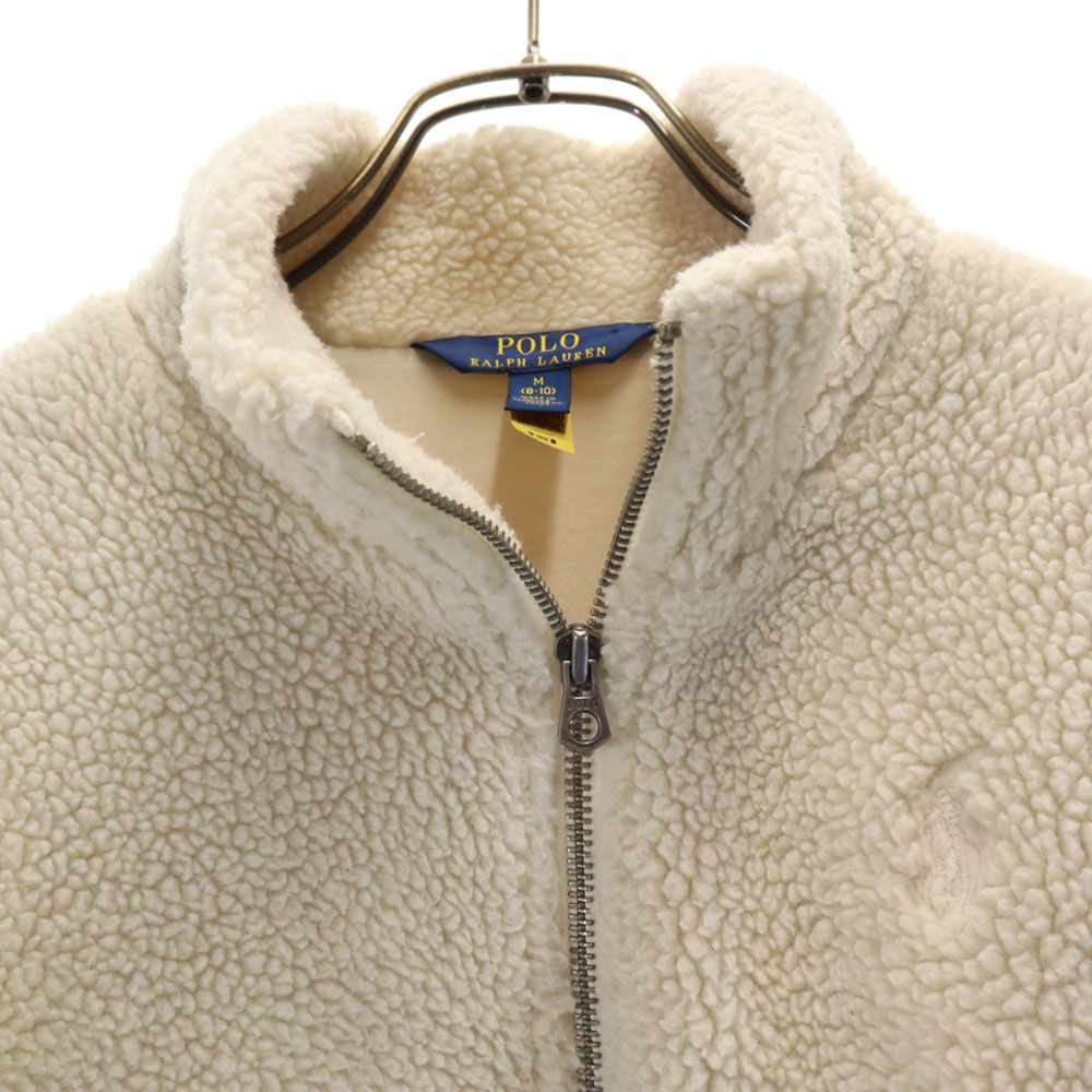 ポロラルフローレン ボアジャケット M 8-10 ベージュ POLO RALPH 