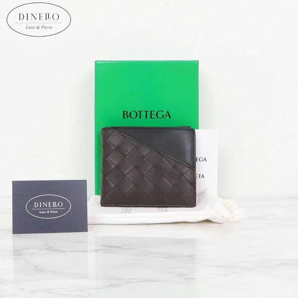 【雷市場（ポンジャン）商品韓国直送】 Bottega Veneta(ボッテガヴェネタ) メンズ 二つ折り財布 ナッパ イントレチャート 大丈夫 619389 VCPQ7