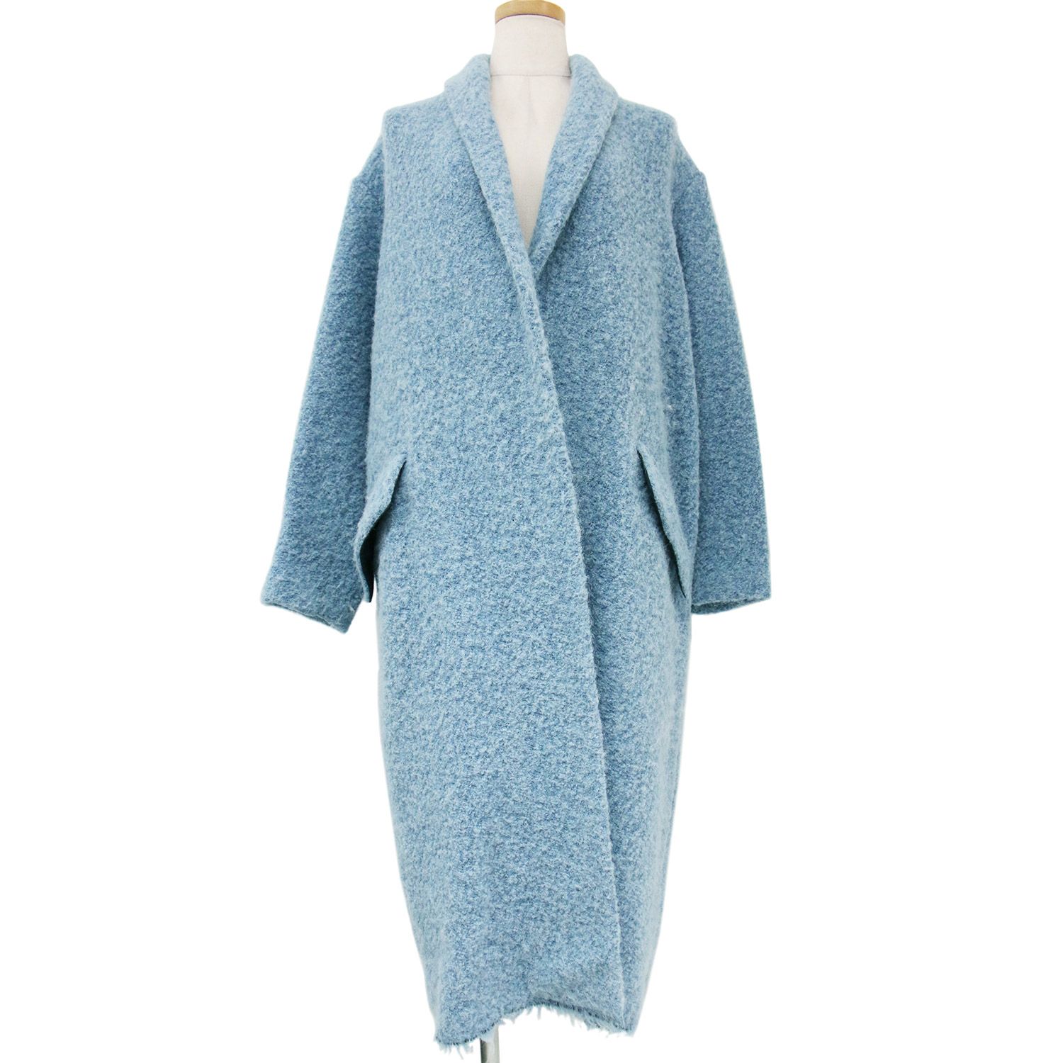 ISABEL MARANT イザベルマラン ショールカラーコートアルパカモヘア混 ISABEL MARANT イザベルマラン ショールカラーコートアルパカ