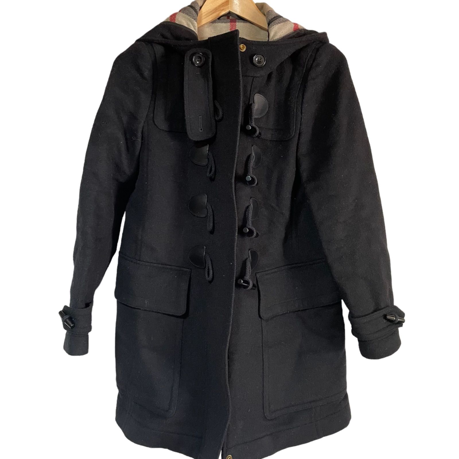 ☆BURBERRY BRIT バーバリーブリット ダッフルコート USA4 羊毛