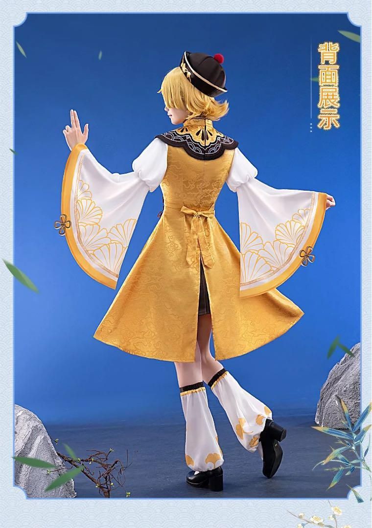 鏡音リン ラスカル コスプレ衣装 ウィッグ・靴追加可 新品未使用 鏡音リン ラスカル コスプレ衣装 ウィッグ・靴追加可 新品未使用