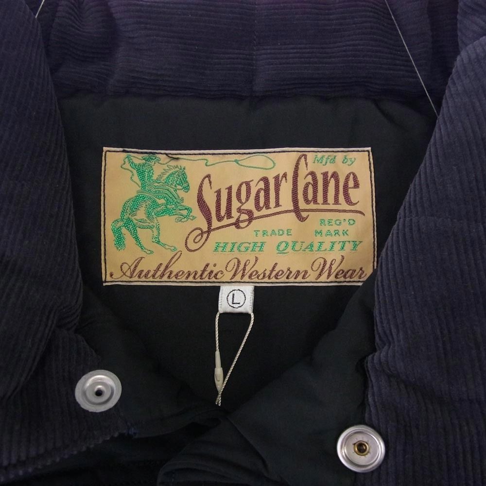 SUGAR CANE シュガーケーン SC15400 T C PADDING VEST 中綿 パディングベスト ダークネイビー系 ブラック系 L 新古品 KANDAIZUMI_COM