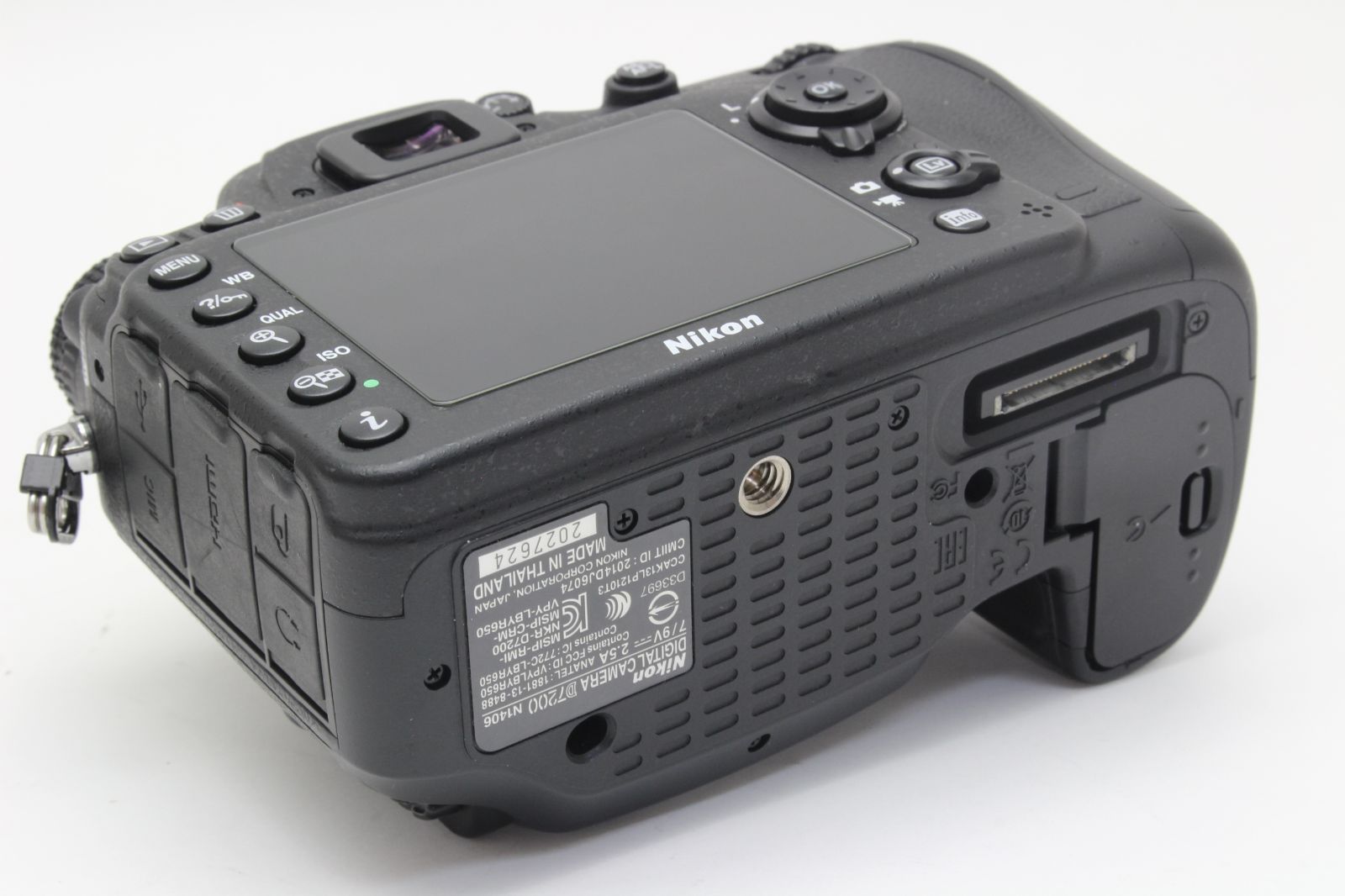 美品 Nikon D7200 ボディ ショット2439回 初期不良保証 AB (良品) Nikon ニコン D7200 ボディ 初期不良返品無料 領収書