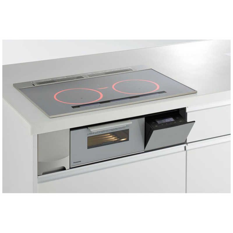 パナソニック Panasonic ビルトインIHクッキングヒーター Aシリーズ 75cm幅 3口IH シングル 右IH オールメタル対応 シルバー 宅配商品 KZ-CA17MS