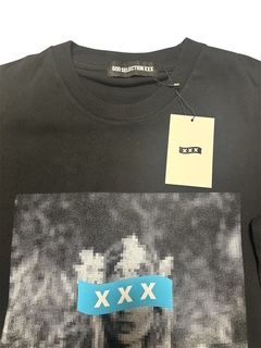  男女兼用 数量 コラボ GOD SELECTION XXX × MONTOAK ゴッド セレクション モントーク 長袖シャツ ロンT ロングスリーブ size S ブラック 長袖 Tシャツ カットソー