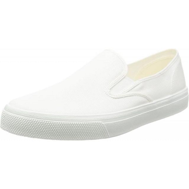 アサヒシューズ 男女兼用 スリッポン 501 ホワイト 27.0cm 2E 紳士 婦人 アサヒ シューズ 靴 日本製