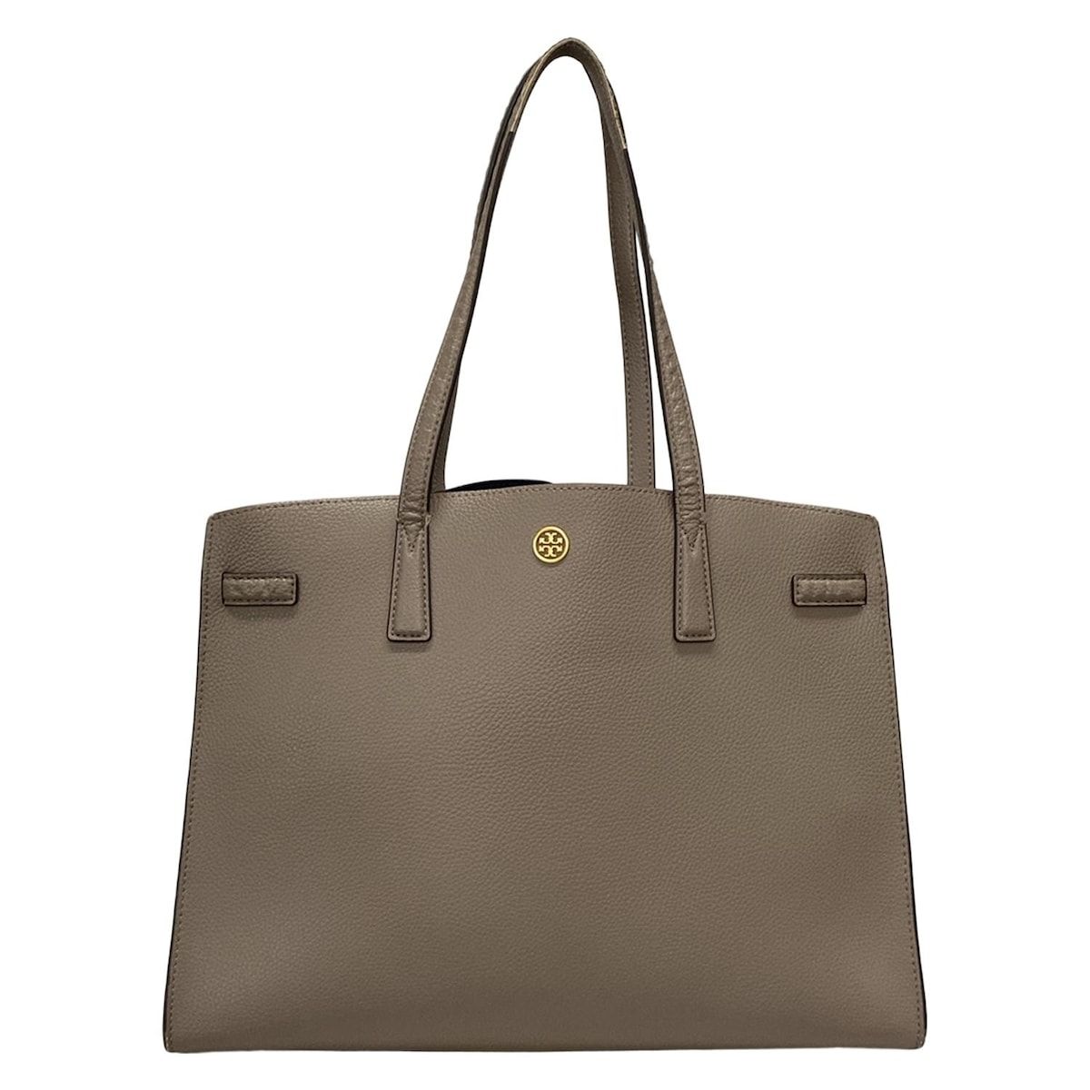 新品 未使用 】TORY BURCH トートバッグ グレー ストライプ 新品 未使用 】TORY BURCH トートバッグ グレー ストライプ