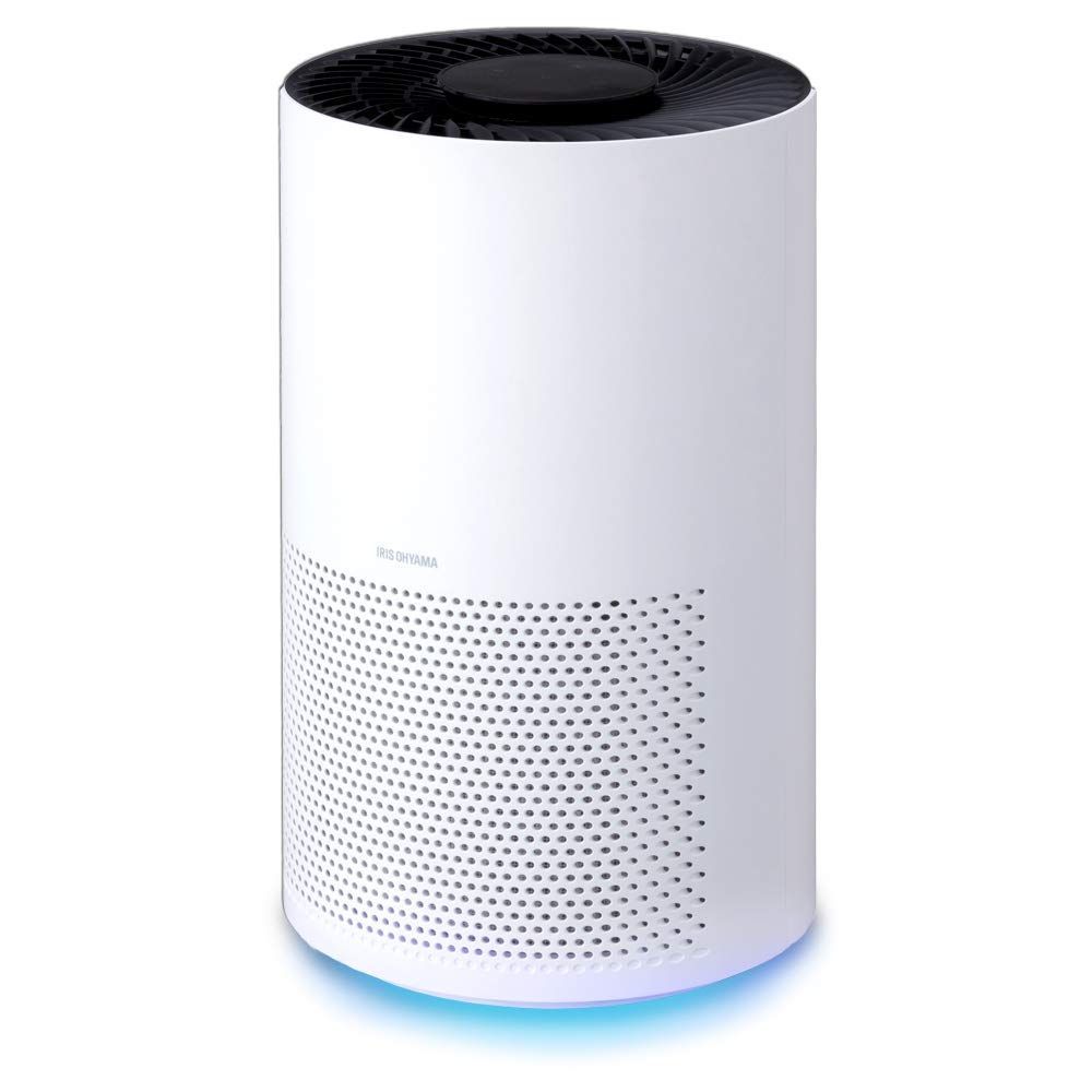 花粉 集じん ホコリ PM2.5 ペット 脱臭 静音 省エネ 除菌 軽量 消臭 タバコ アレルギー対策 小型 コンパクト おやすみモード 16畳 インテリア 空気清浄機 ナイトライト付 IAP-A35-W アイリスオーヤマ ホワイト