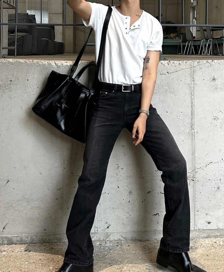 [COSYHARU公式] Straight Matte Black Denim 送料・関税込み COSYHARU コシハル 公式]ストレートマットブラックデニム - メルカリ