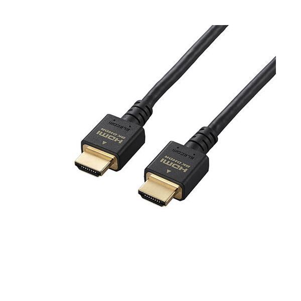 5個セット】 エレコム HDMIケーブル/HDMI2.1/1.5m/ブラック - タイシ