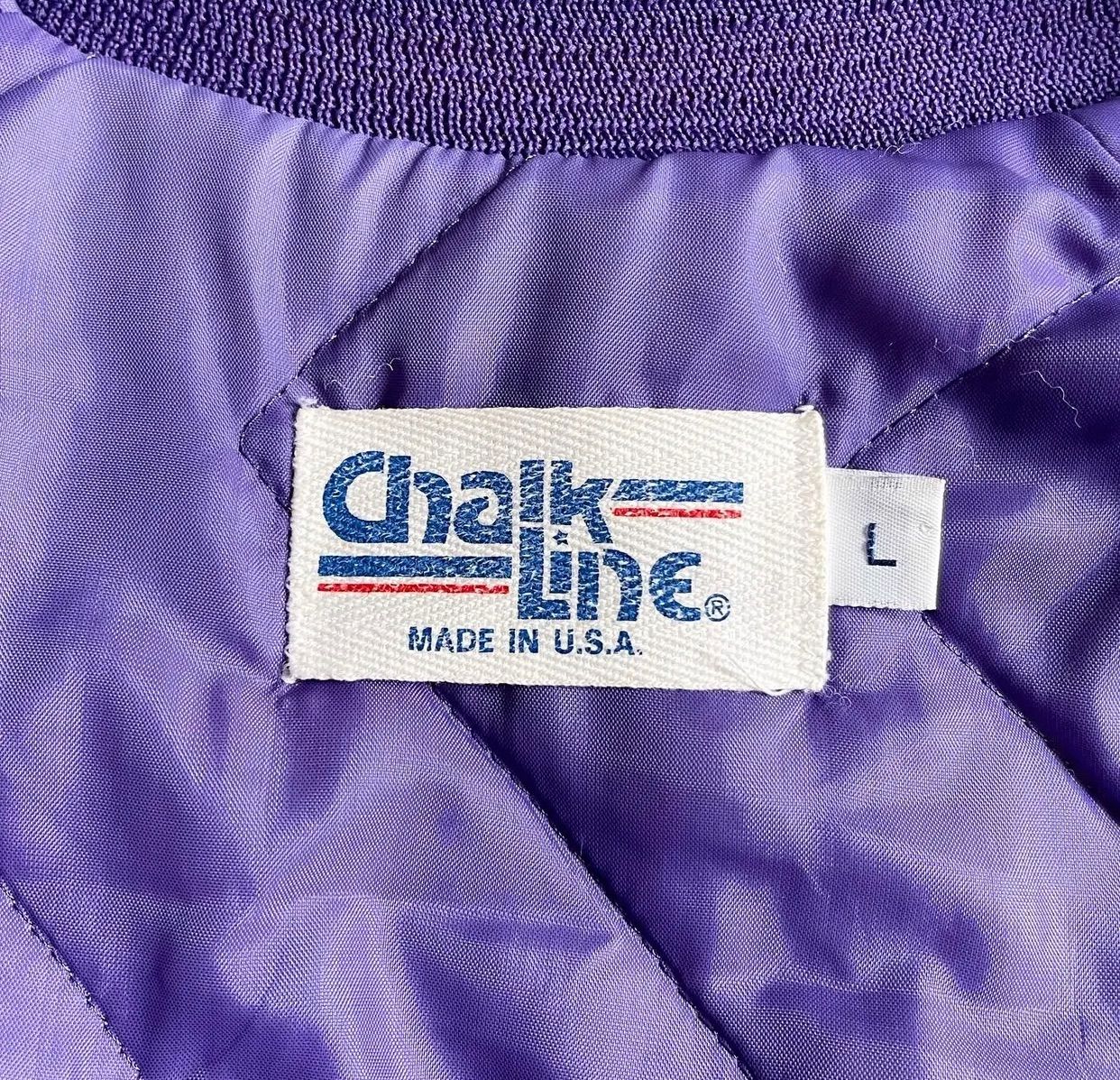 ヴィンテージ chalk line レイカーズ スタジャン 【L】starter - メルカリ