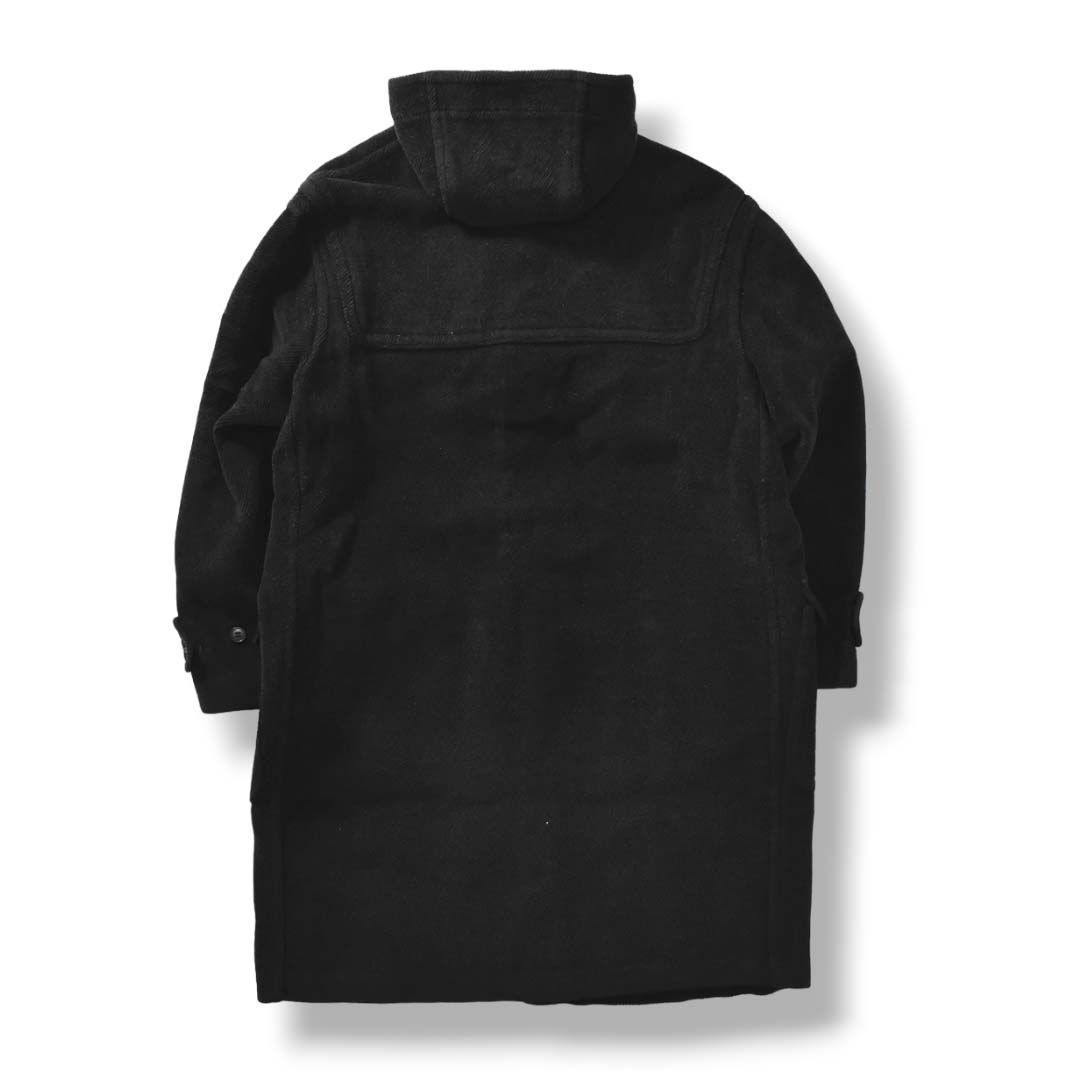 GLOVERALL 80-90s ダッフルコート ヘリンボーン キングストン 黒 GLOVERALL 80-90s ダッフルコート ヘリンボーン キングストン 黒