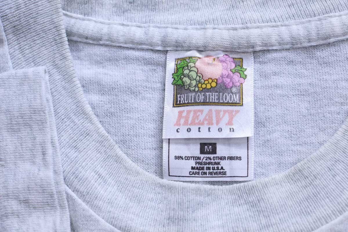 90s USA製 WALMARTウォルマート ロゴ コットンTシャツ 杢ライトグレー 