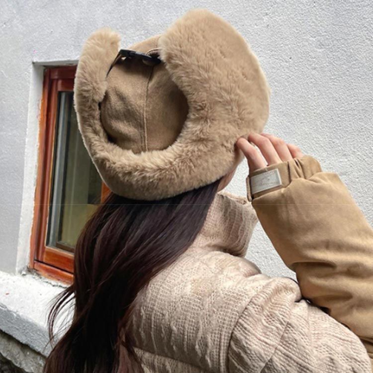 フライトキャップ ファー 帽子 レザー パイロット メンズ レディース