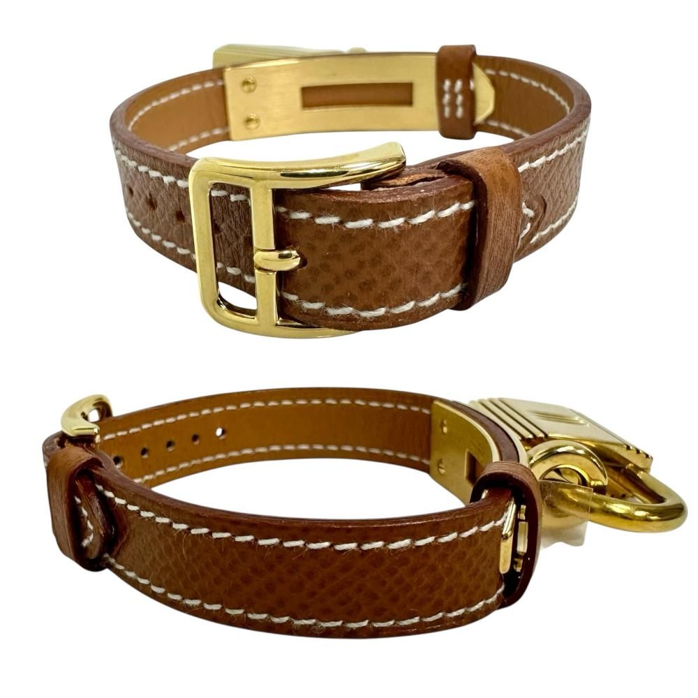 エレガントなケリーバックル】HERMES ベルト Kelly 18 白 多色展開が