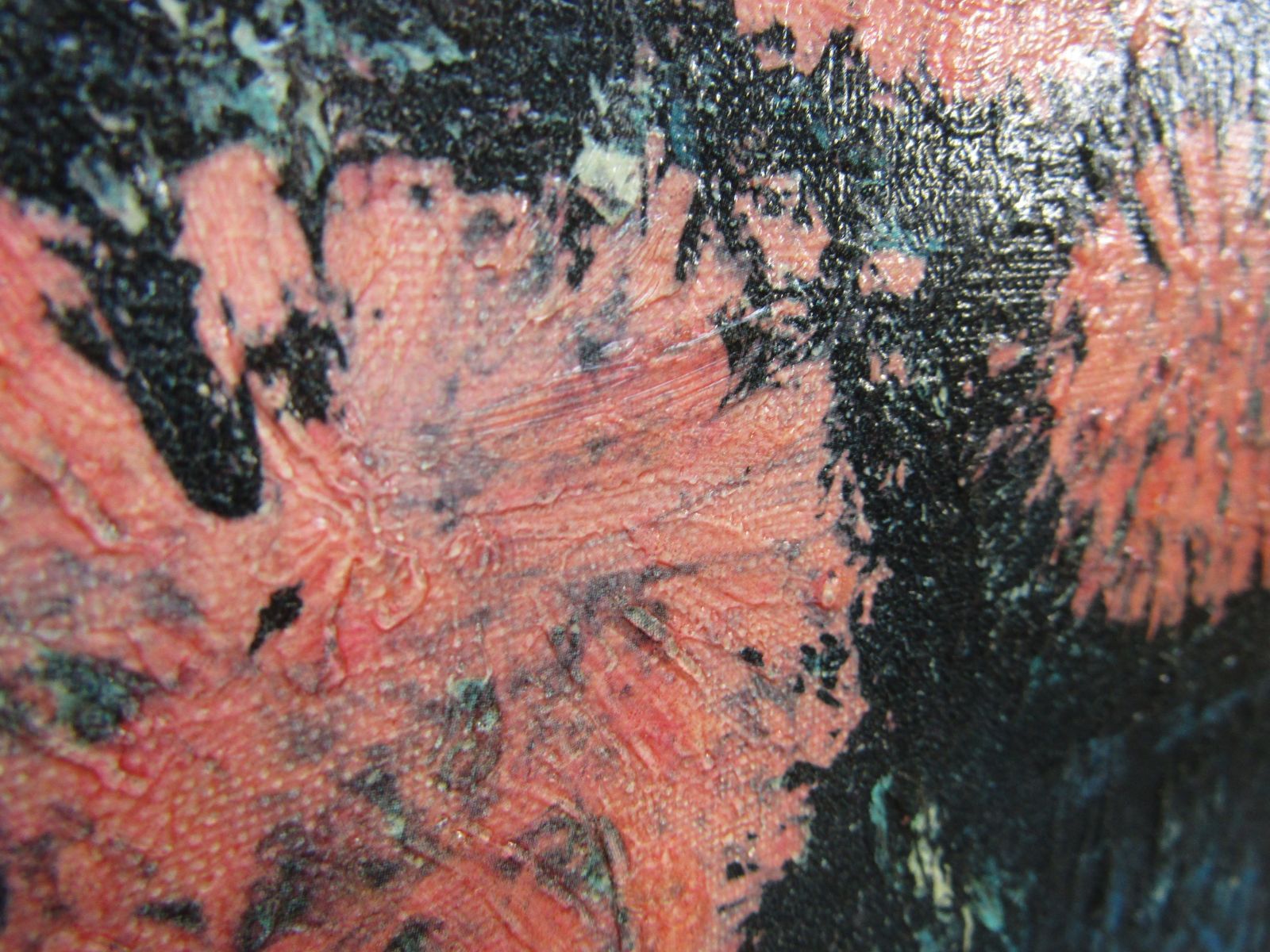 複製画 ベルナール・ビュッフェ 「赤い花」12号 額装品 75x64cm