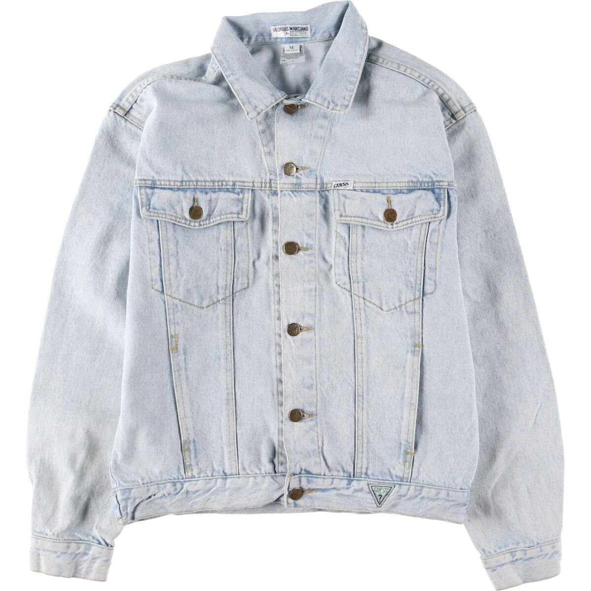 guess デニム ジャケット アメリカ製 古着 90年代 ゲス Guess BY GEORGES MARCIANO デニムジャケット