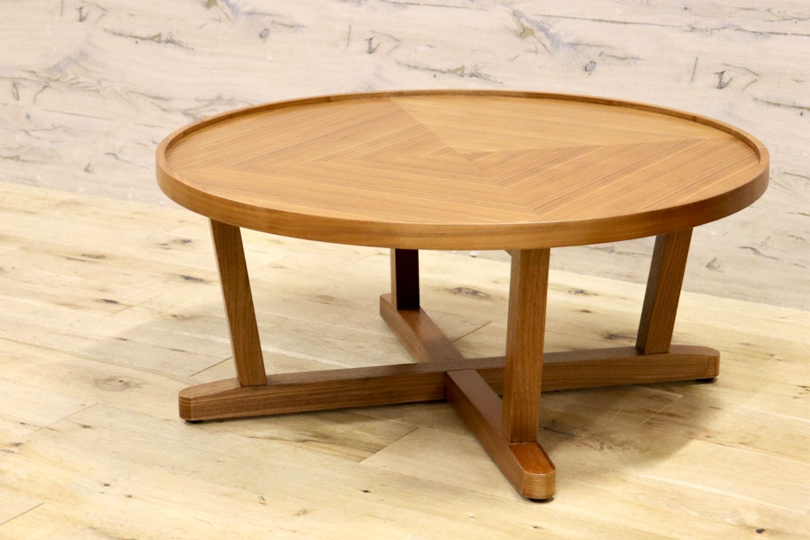 GMIS304A○CHERRY | チェリー 桜屋工業 リビングテーブル ラウンドテーブル 丸テーブル ローテーブル 座卓 ナチュラル 木製家具 定価約5万