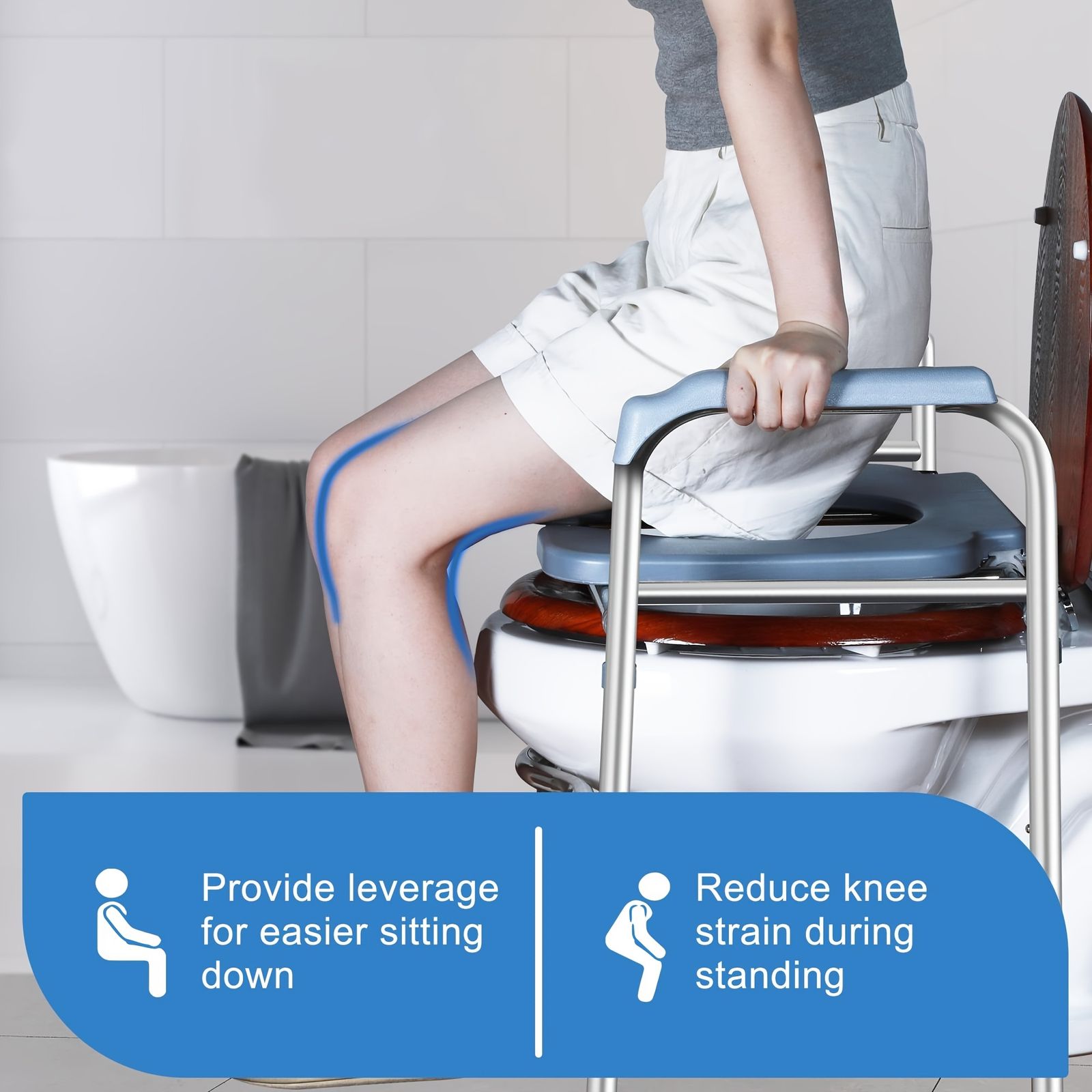 な高さ調節 なトイレシートハンドル付き