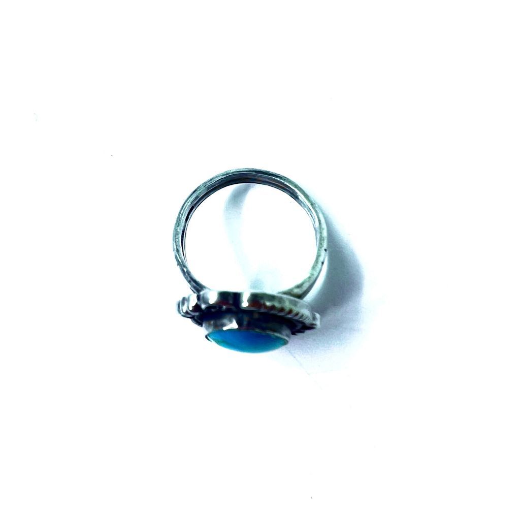 Vintage Navajo Turquoise Ring インディアンジュエリー ナバホ族