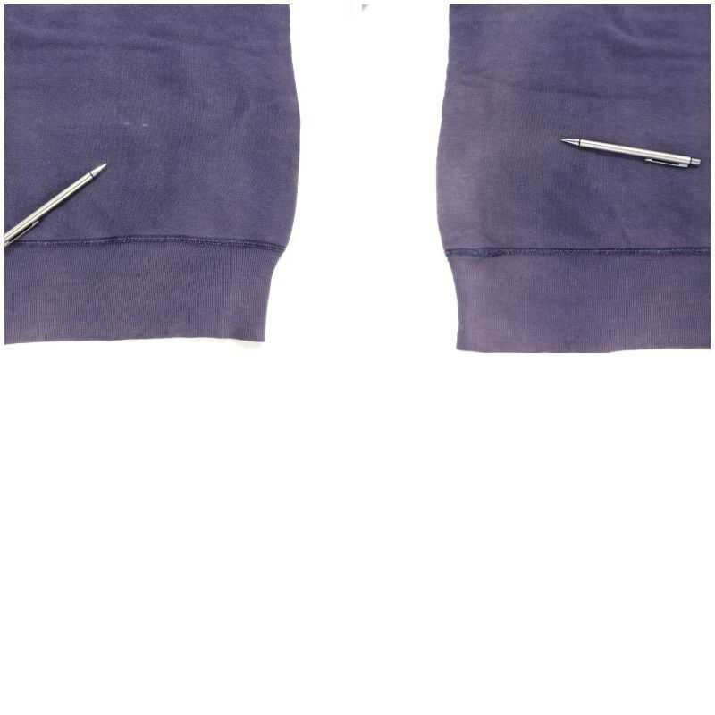 50s vintage 無地 ダブルフェイス ドラポケ 茄子紺 スウェット