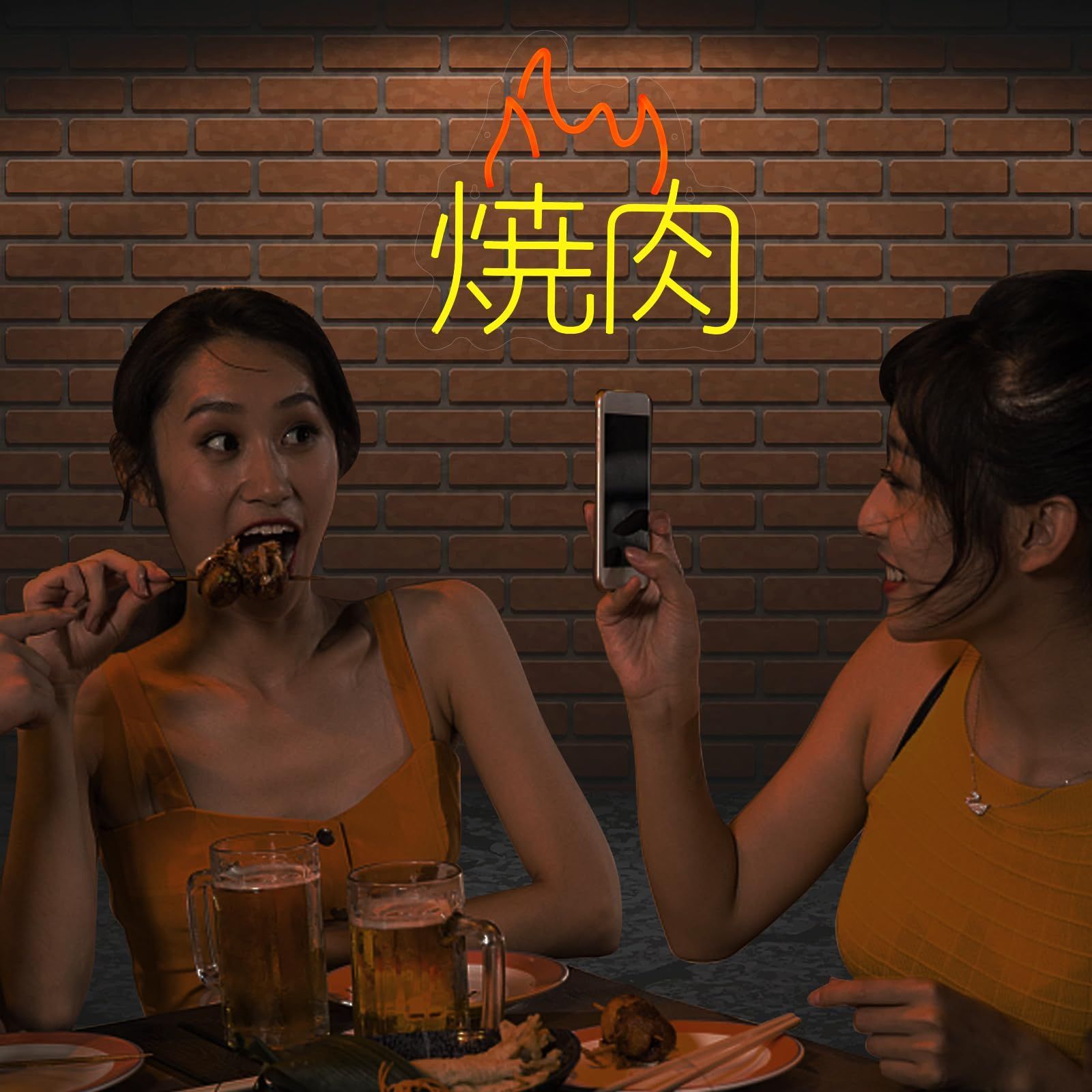 焼肉ネオンサイン JOMOBUTY